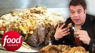 Can Adam Complete this 6 Sirloin Steak Challenge?! | Man v Food