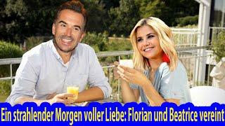 Frohes Frühstück! Das Bild von Florian Silbereisen und Beatrice Egli sehr intim miteinander sind.