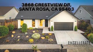 New Construction Home for Sale | 3868 Crestview Dr, Santa Rosa, CA 95403 | Modern Farmhouse Tour