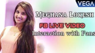 Actress Meghana Lokesh Interaction with Fans || Vega Entertainment