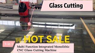 3 in 1 Multi Function CNC Glass Cutting Machine,Integrated Monolithic Glass Cutting Machine 3826