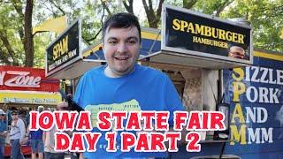 Iowa State Fair 2024 Spam Burger! Chickens | Cultural Building | Pioneer Hall | Food | Dance | Livy