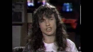 AC/DC - Angus Young talks about record production on Much Music (1985)