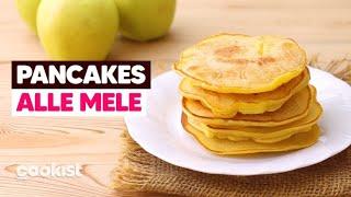 PANCAKES ALLE MELE: una merenda così BUONA non l’hai mai preparata! 