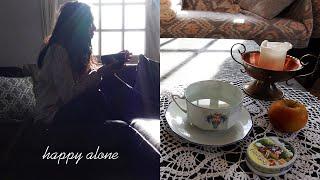 Slow Living || How to be Happy Alone || Cozy Days at Home