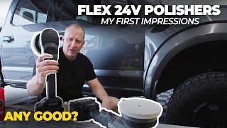 First Impressions: FLEX 24V Battery Polisher vs. The Competition