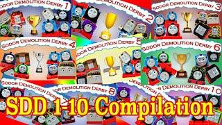 SDD 01 to 10 ⭐ Sodor Demolition Derby ⭐ 60 Minute Thomas and Friends Compilation!