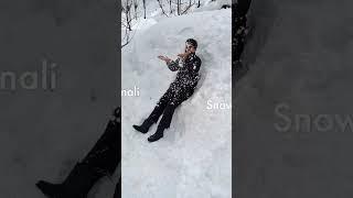 Snowfall In Manali | Best Time to Visit | Manali Snowfall | Manali Trip #shorts  #saturdayshooters