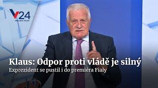 Václav Klaus okomentoval výsledky voleb. Je to vládní prohra, řekl | Volby 2024