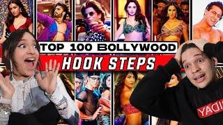 Latinos react to Top 100 Bollywood Hook Steps & India's Best Actor Dancers