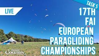 17th FAI European Paragliding Championships: Task 5 Live Stream