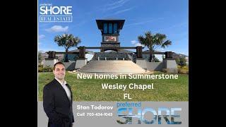 New construction homes in Summerstone, Wesley Chapel FL