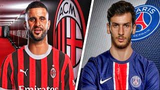 AC Milan Eye Walker Move! , PSG Target Kvaratskhelia , Messi Returning to Barcelona?  Plus More!