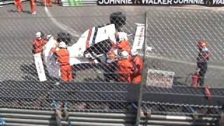 Jelios Monaco 2008 hesketh crash live monaco historic GP