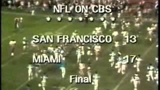 CBS Football Close - November 1980