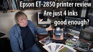 Epson ET-2850 printer review. A4/Letter EcoTank printer. Detailed review of the four colour printer