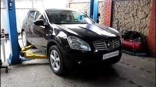 Замена масла в вариаторе и фильтра теплообменника на Nissan Qashqai 2,0 4WD Ниссан Кашкай 2008 года