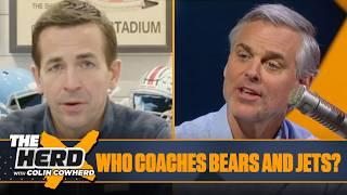 Jets and Bears coaching vacancies, Aaron Rodgers' future, Vrabel to Pats? | NFL | THE HERD