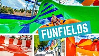 Funfields Theme Park in Victoria - All Water Slides 2023 POV