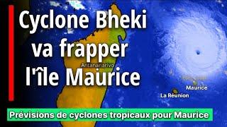 Prévision du 18 Novembre 2024 : «Cyclone tropical Bheki va frapper Maurice et la Réunion» #meteo