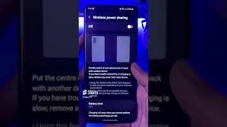 Wireless Power Sharing #wireless #wirelesspowertransfer #samsung #powersharing #android #charge