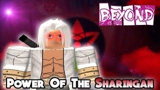 Power Of The Sharingan | All moves | Naruto RPG Beyond - Roblox