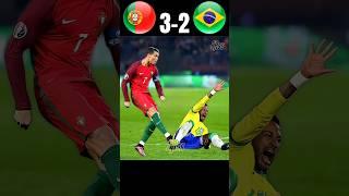 Ronaldo Kicks Neymar Jr | Portugal VS Brazil 2026 World Cup Imaginary Final | #shorts #football