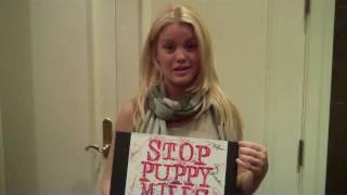 Bree Williamson for Stop Puppy Mills (Flip Cam Video)