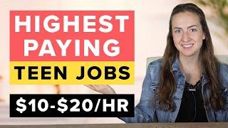 12 Highest Paying Teen Jobs in 2023 ($10-$20)