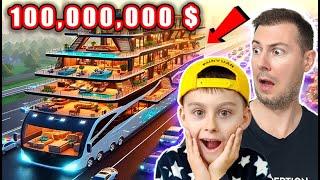 МЕГА АВТОБУС ДОМ! СТРОИМ САМЫЙ ДОРОГОЙ РОСКОШНЫЙ АВТОБУС В МИРЕ В ROBLOX