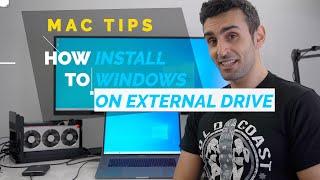 How to Install Windows 10 on USB External Drive | FREE Mac Guide