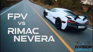 Rimac Nevera x FPV Drone Chase | Blackmagic 6K