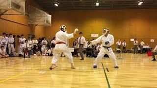 Sensei Jason Hitchings Kumite Semi-Final - Shibuya-Ku Championships, Tokyo, Japan 2018
