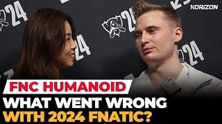 Humanoid on 2024 Fnatic's issues "Scrims were going well" | Ashley Kang