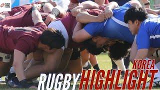 "마동석이 몇명이야?" 대학생들의 박~터지는 혈투    2022 OK코리아 슈퍼럭비리그 1차 2022 OK KOREA SUPER RUGBY LEAGUE 경희대 VS 연세대 