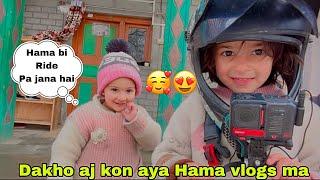 Royal Enfield Himalayan ko aj Snow ma chalaya #ladakhivlogger