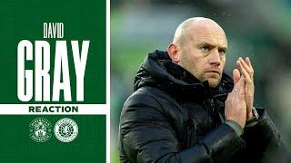 Hibernian 3 Rangers 3 | David Gray's Reaction | William Hill Premiership