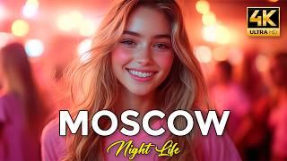 New Arbat After Dark – Moscow’s City Lights and Energy | Walking Tour 4K 60fps