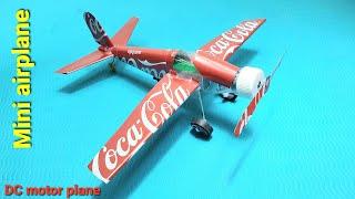 MAKING a Mini Airplane with Coca Cola cans plastic bottle \SDOKSDOM DIY