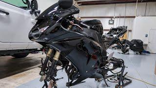 Rebuilding a Wrecked 2006 ZX10R Wrecked Bike Rebuild (Part 2)
