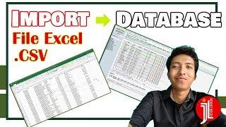 Cara Upload Data File Excel ke Database lewat PHPmyadmin