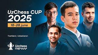 UzChess Cup 2025: Arjun v. Nodirbek & Ian v. Aravindh Headline Rd 4