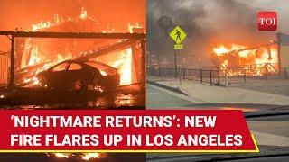 Los Angeles Burns ‘Again’: New Fast-Moving Blaze Expands Palisades fire; Fresh Evacuations ordered