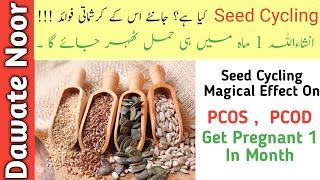 SEED CYCLING for PCOS/Infertility/menopause/thyroid/hormonal problem. सीड cycling  कब और क्यों ?