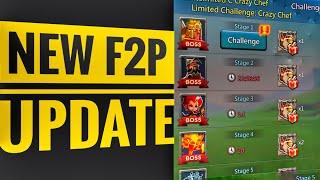 Lords Mobile - New F2P Update - P2P Heroes for Free!