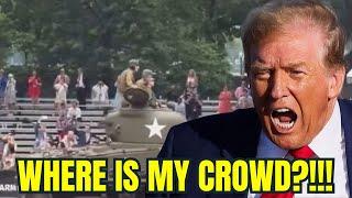 Trump Birthday Parade a DISASTER... LOW ATTENDANCE... He Might Push a Button!