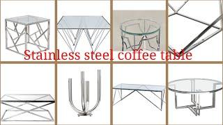 Stainless steel coffee table #stainlesssteel  steel #coffee table #modern furniture