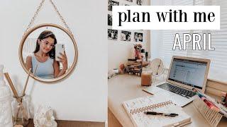 plan with me | april *online college edition*