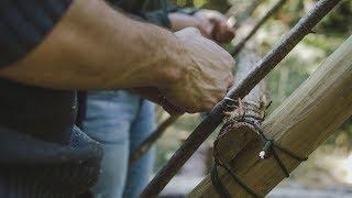 Bushcraft Roof Bracing Techniques - Building a Long-term Camp | Entry: 004 - Camp Firlend