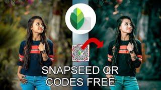 snapseed dark blue tone presets and qr code 2025 by yogesh editography